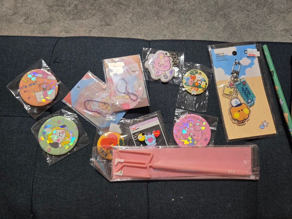 BT21 paraphernalia 