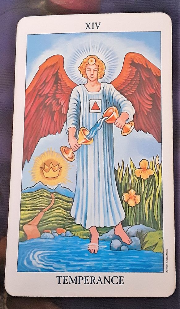 Temperance from the Radiant Rider-Waite-Smith Tarot deck