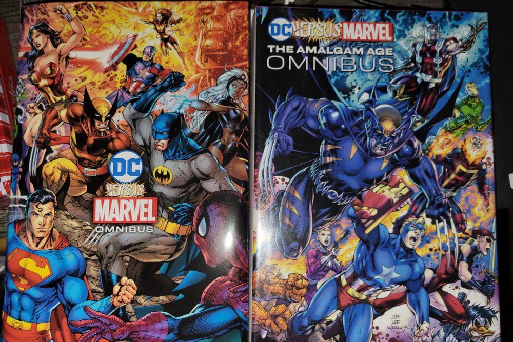 DC versus Marvel omnibus and Amalgam Age Omnibus
