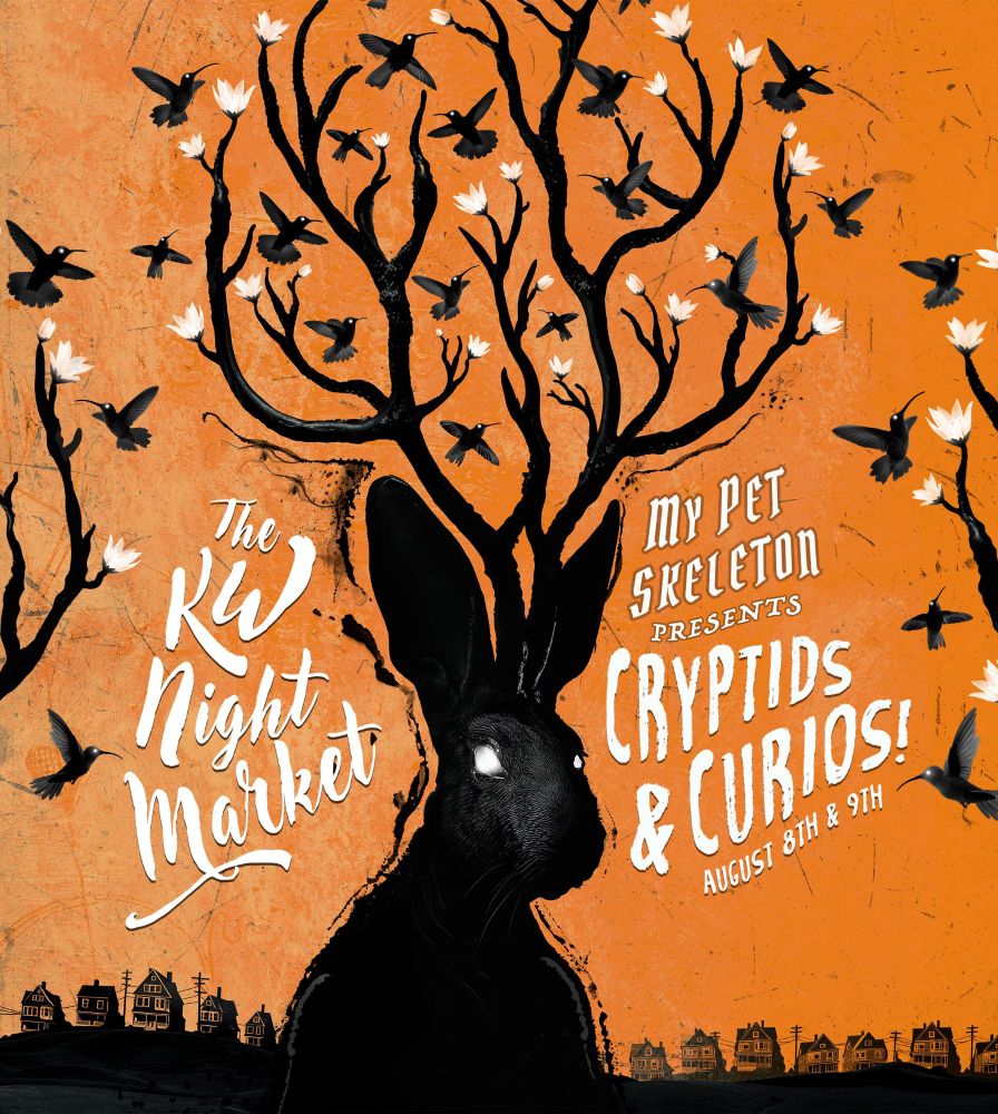 KW Night Market event poster. 