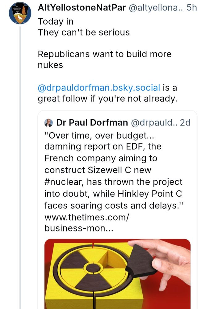 A skeet about building nuclear power plants