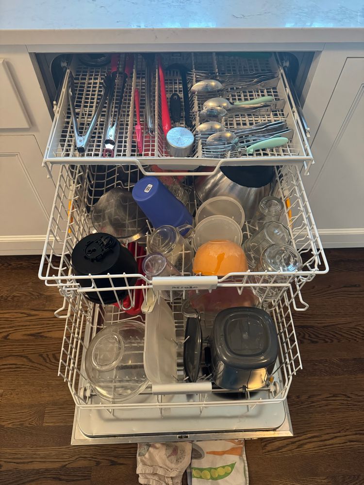 A dishwasher fully loaded by a sane and thoughtful individual 