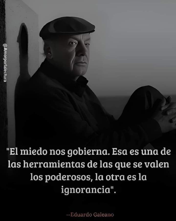 El miedo nos gobierna...