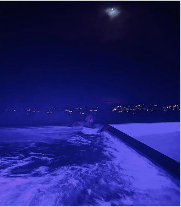 Photo taken from the hot tub of 18038 Blue Sail Dr, Pacific Palisades