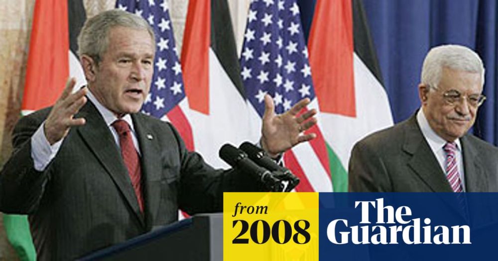 Bush calls on Israel to end occupation of Palestinian land