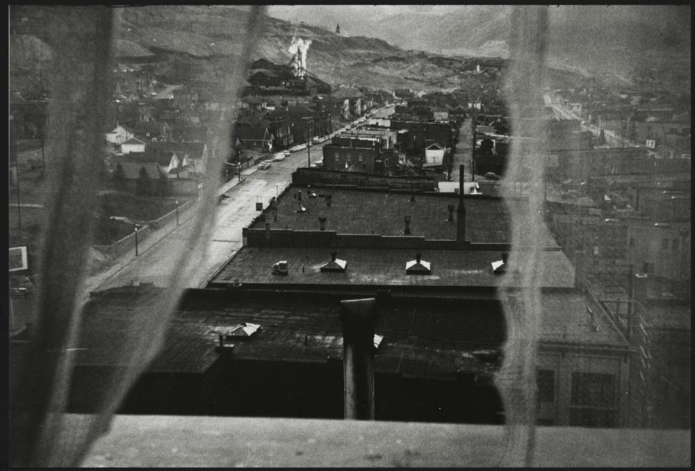 Robert Frank - View from Hotel Window--Butte, Montana