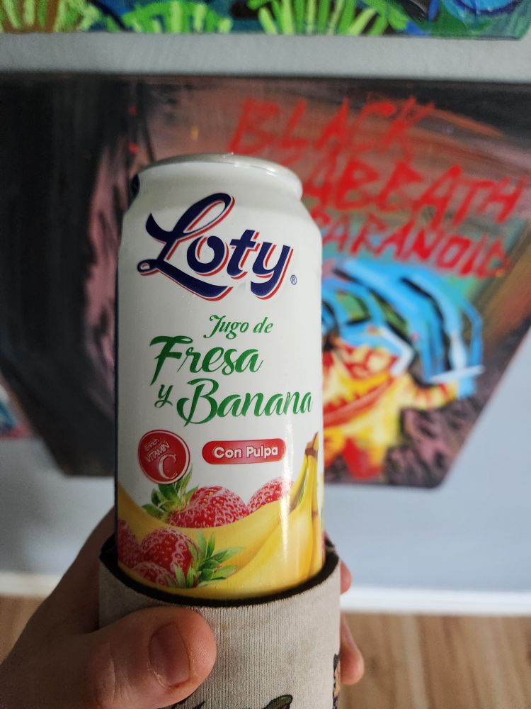 Loty strawberry banana juice