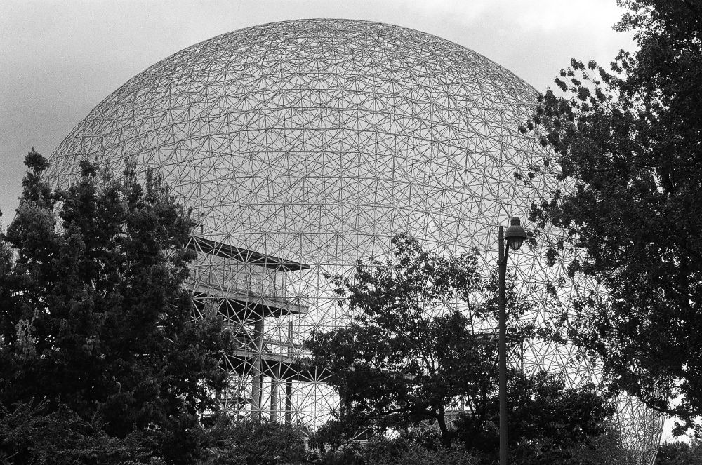 Geodesic Dome designed by Buckminster Fuller for Montreal's Expo in 1967.