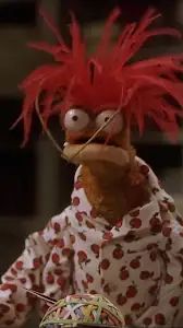 Pepe the king prawn from the muppets looking absolutely shocked 