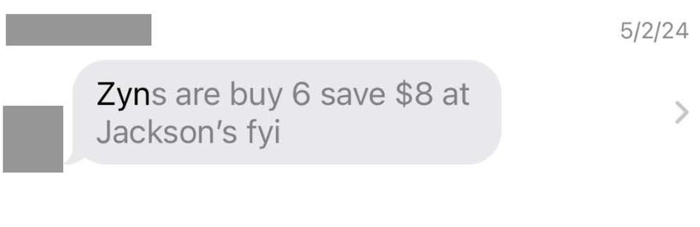 employee telling staff where to get cheap zyn 