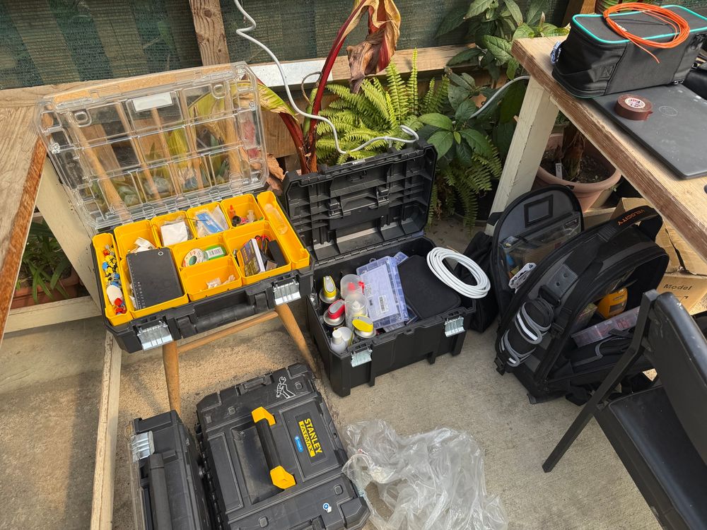 Tool cases unpacked for repair