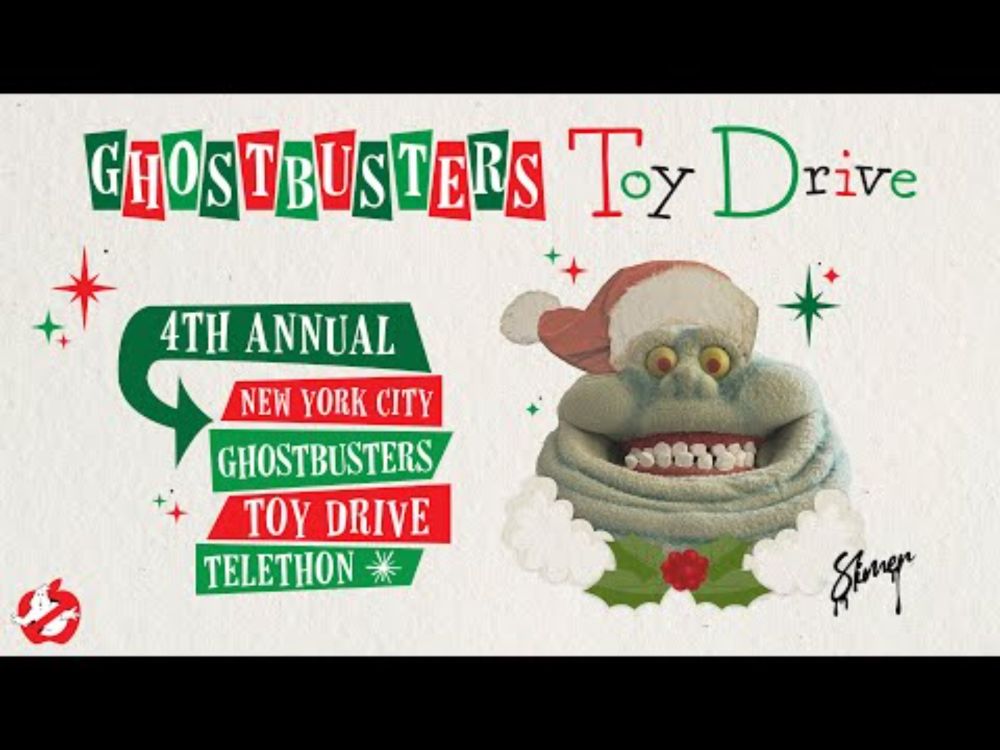 NYCGB's LIVE 2024 Ghostbusters Toy Drive Telethon 💚❤️🎁🎄