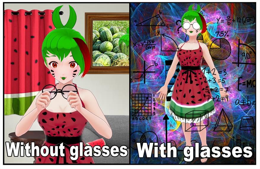 This Vtuber Melon has BECOME 2% SMARTER!👓🧠