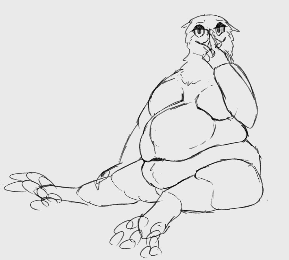 fat owl lady. Probably ate someone lol.