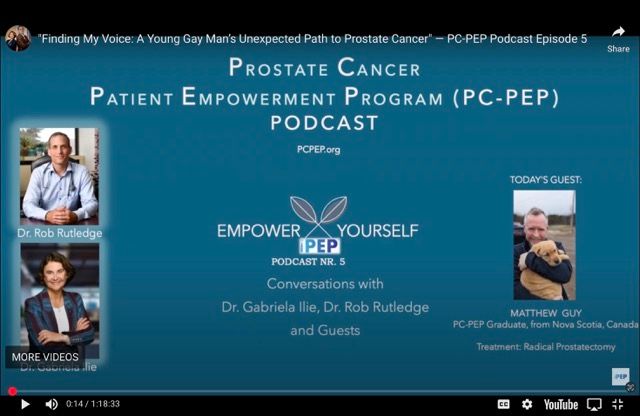 Screenshot for PC-PEP podcast with Matthew Guy