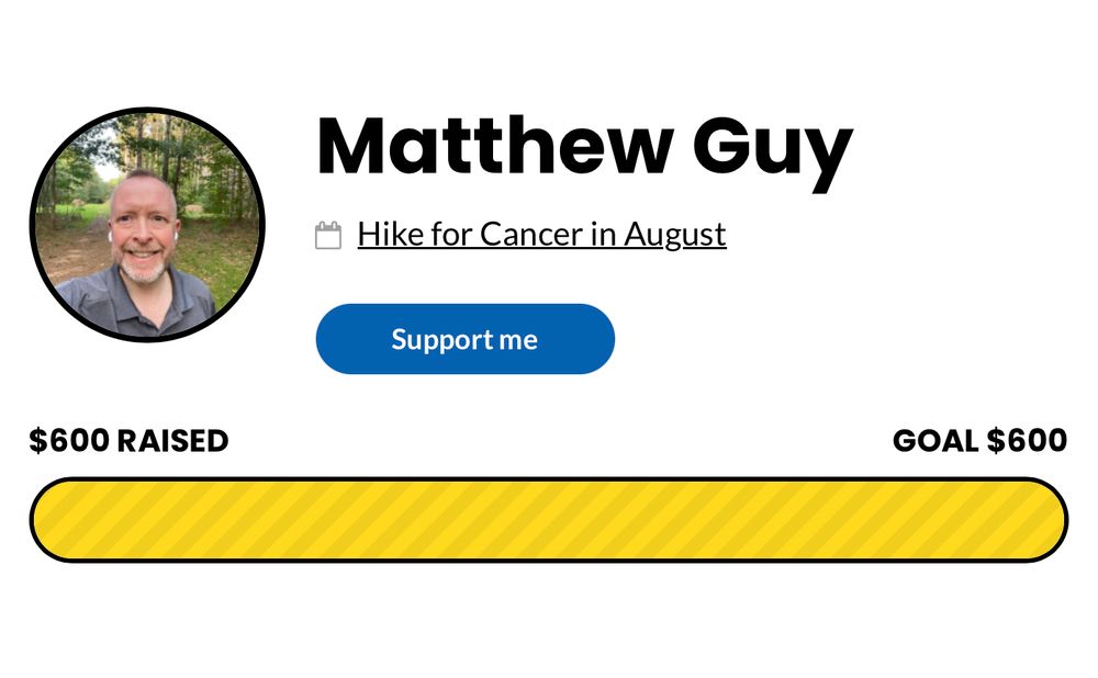 Raised $600 of $600 target!