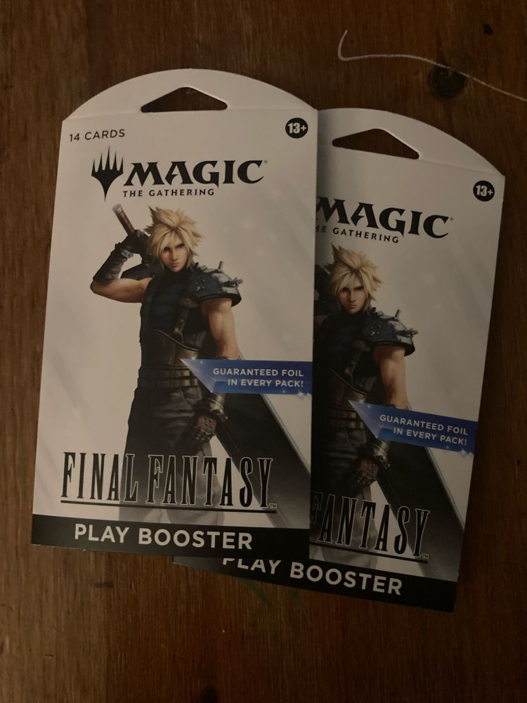 Final Fantasy Magic the Gathering booster packs