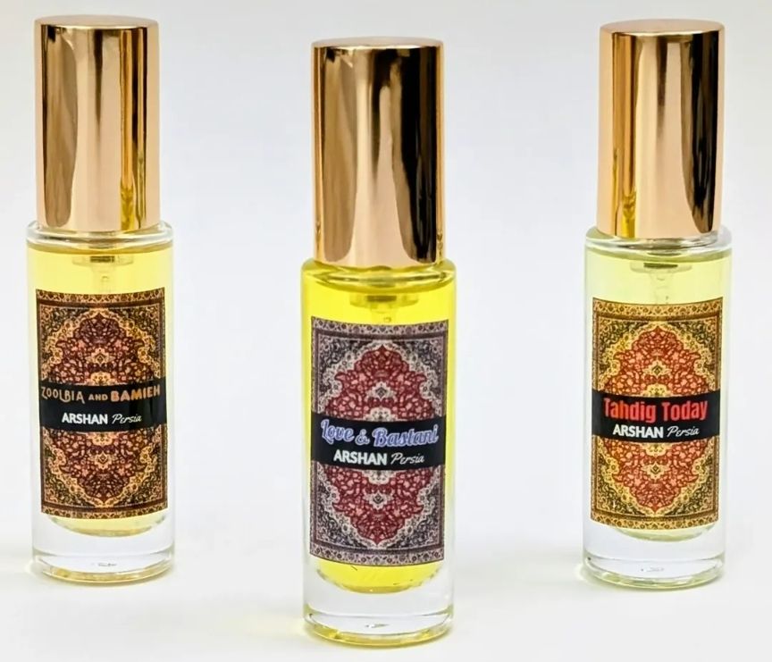 10ml traveler sized perfumes of Arshan Persia's Taste of Persia collection