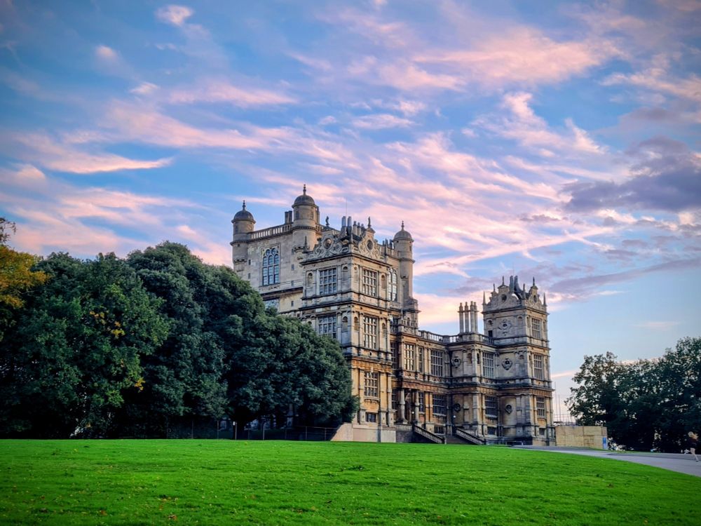 Sunset at Wollaton Hall, Nottingham