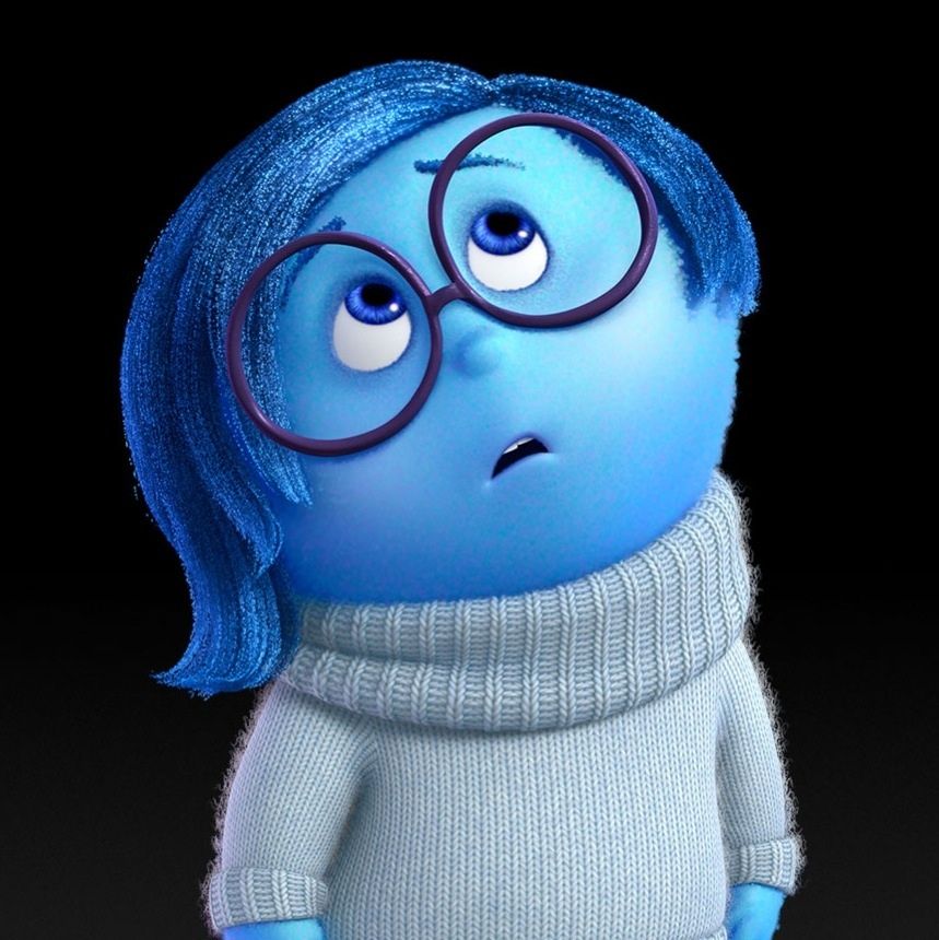Sadness, from Pixar's "Inside Out"