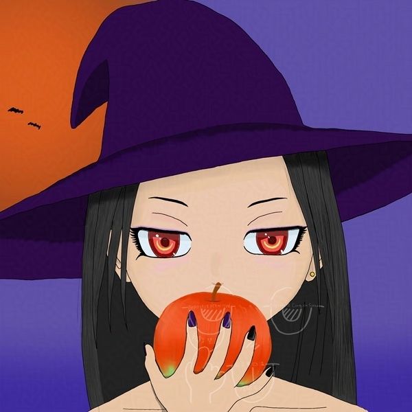 『緋の魔女サラ』
イラスト：三寒四温
