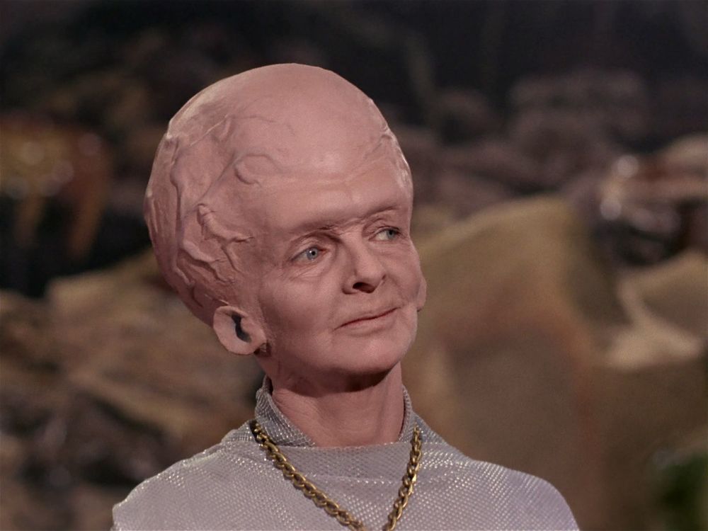 Meg Wylie as the Talosian Keeper in “The Menagerie, Part II”