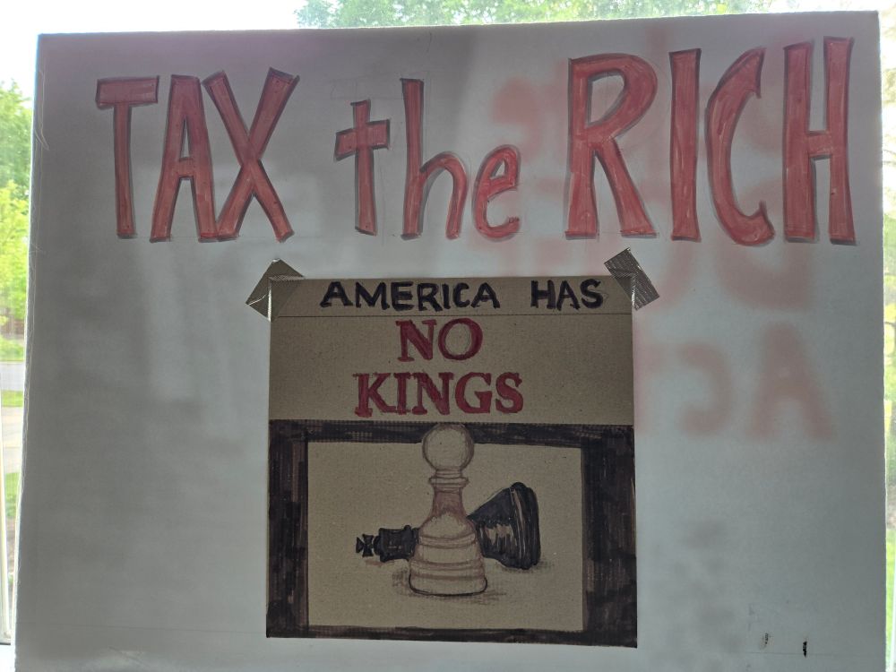 Tax the Rich
America has NO KINGS