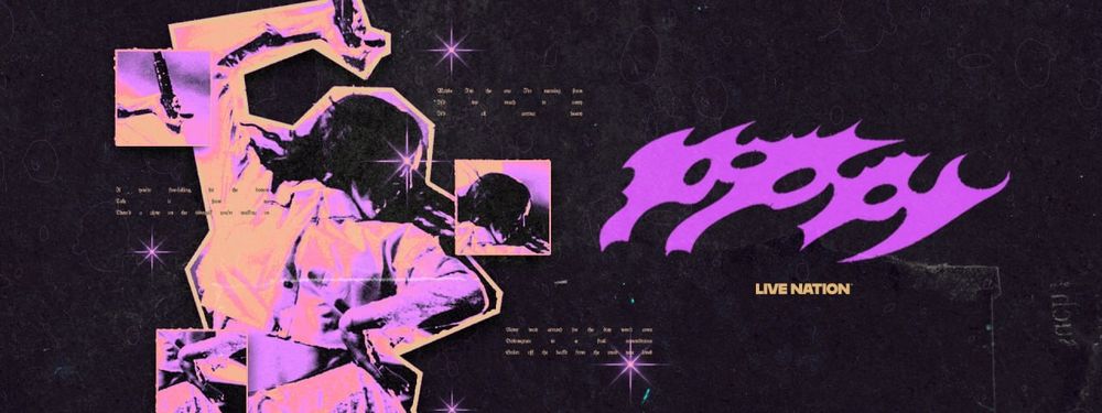 Banner promocional da turnê de Poppy