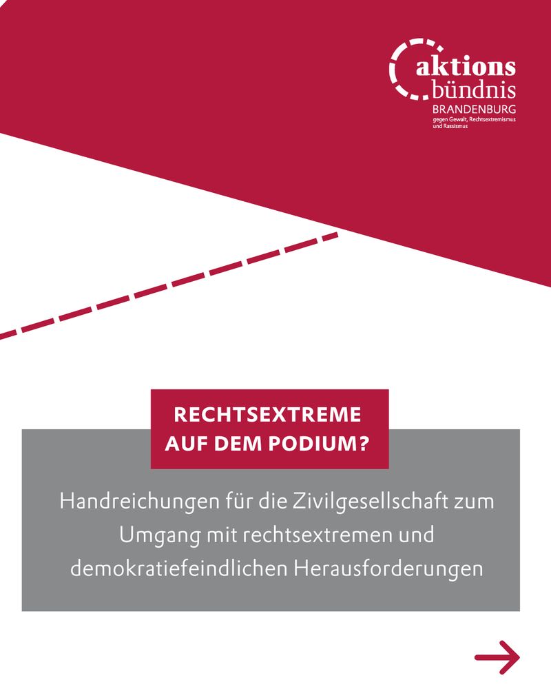 Rechtsextreme auf dem Podium?

Handreichungen für die Zivilgesellschaft zum Umgang mit rechtsextremen und demokratiefeindlichen Herausforderungen