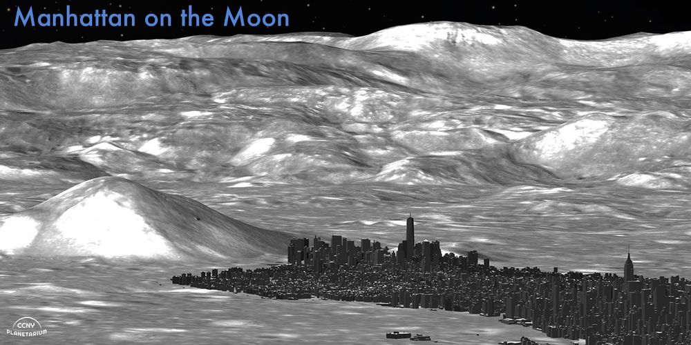 Manhattan on the moon