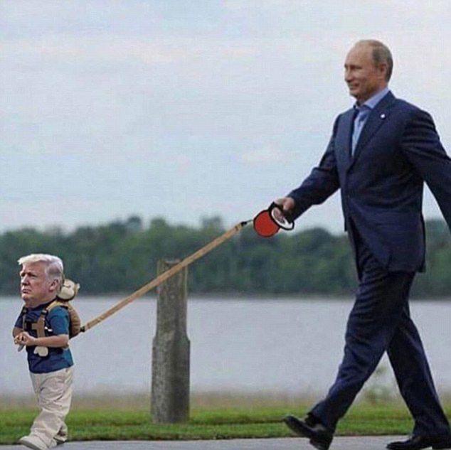 Trump on the lead of Putin