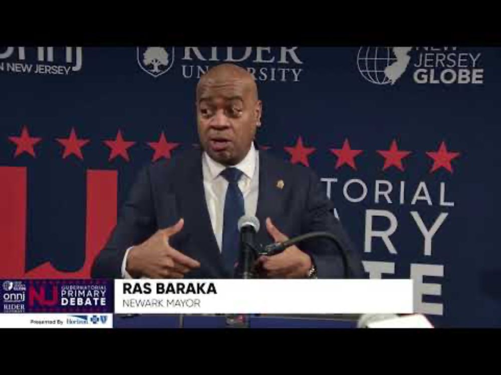 New Jersey Democratic Gubernatorial Primary Debate