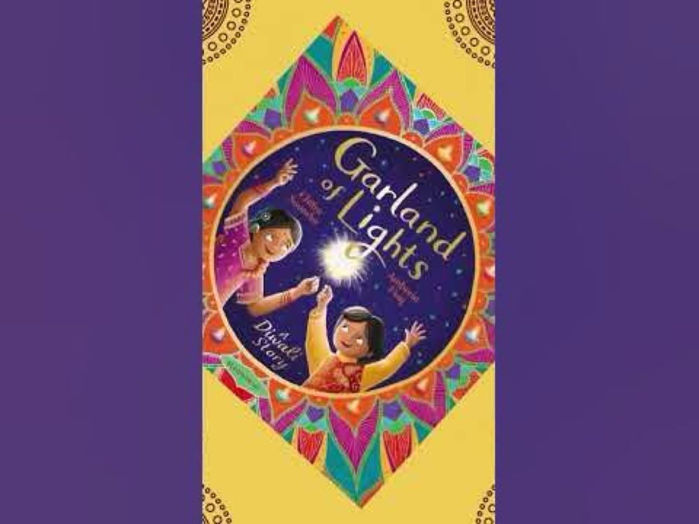 Garland of Lights by Amberin Huq & #chitrasoundar will be out 29Aug! Preorder! #diwali #deepavali