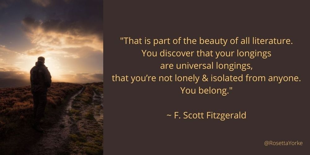 A male figure in a coat, standing on a moorland track, silhouetted against a gold and dark sky.