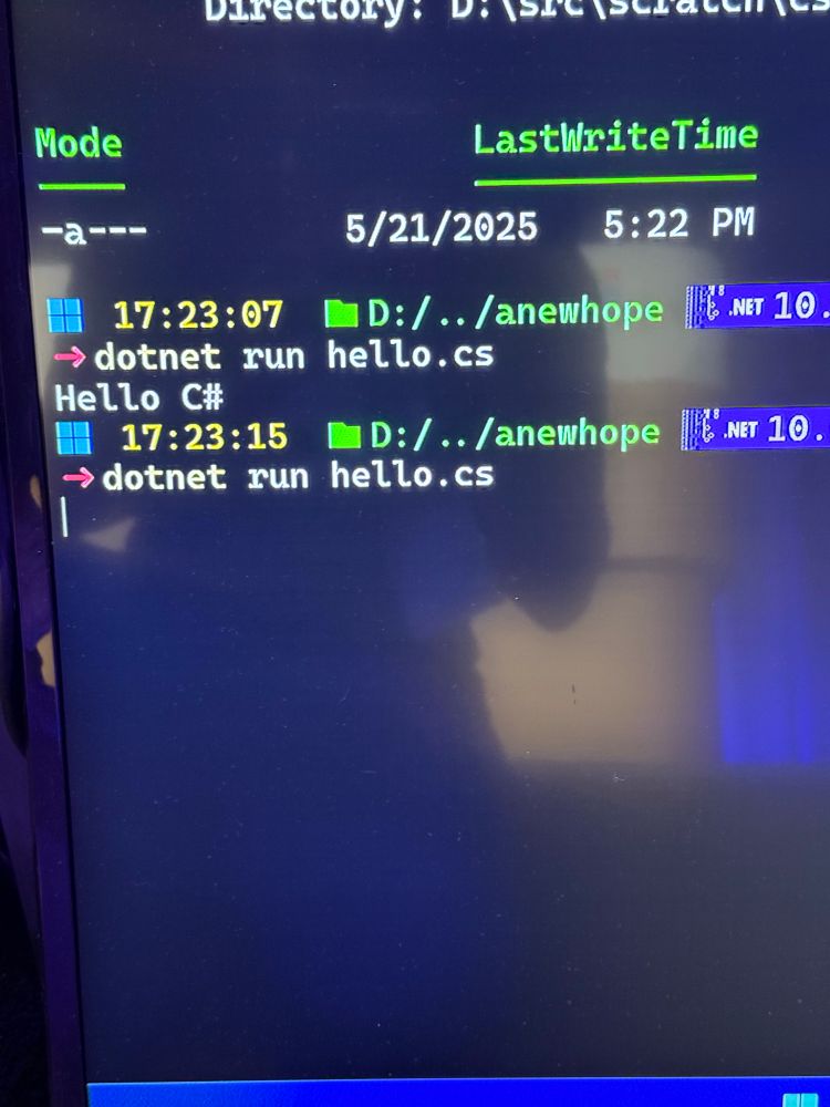 A command line interface 