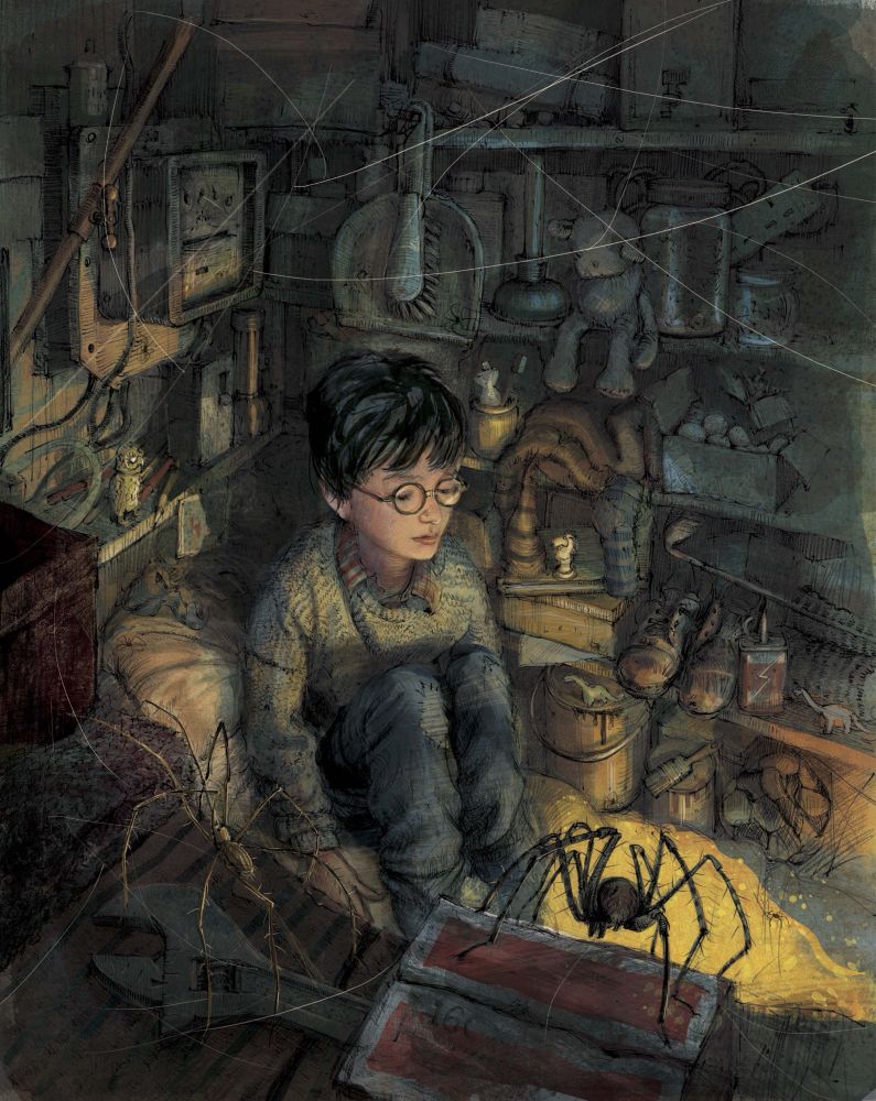 Illustrated image from Harry Potter