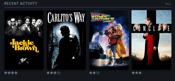 Jackie Brown, Carlito's Way, Back to the Future 2, Conclave