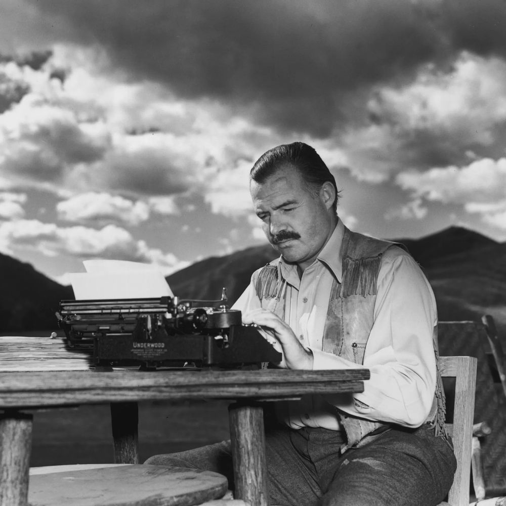 Hemingway's works often explored themes of war, love, loss, and the human condition. His writing is characterized by its economical, understated style, which he called the "Iceberg Theory," also known as the theory of omission. This is a writing technique where the majority of a story's meaning and context are implied or suggested, with only a small portion explicitly stated, much like an iceberg with only a small tip visible above the water. 

This approach, popularized by Hemingway, emphasizes that the most impactful elements of a story are often those that are not directly presented but rather inferred by the reader.

The theory (for fiction only) suggests that writers should deliberately omit details, explanations, and descriptions, leaving room for the reader's interpretation and imagination. The unspoken elements, the subtext, and the implied meaning become crucial for conveying the deeper themes and emotions of the story. 