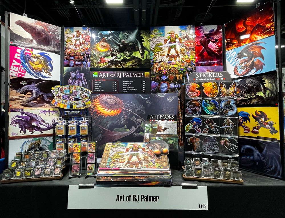 My otakon table setup at table f105 