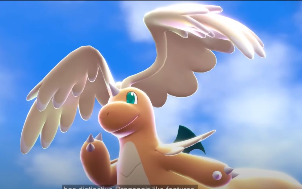 screenshot of mega dragonite from new pokemon direct