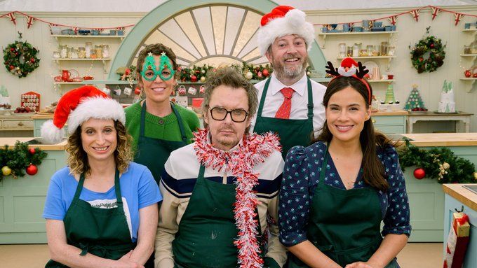 The Great Peep Show Christmas Bake Off with Olivia Colman, David Mitchell, Isy Suttie, Matt King and Sophie Winkleman. 