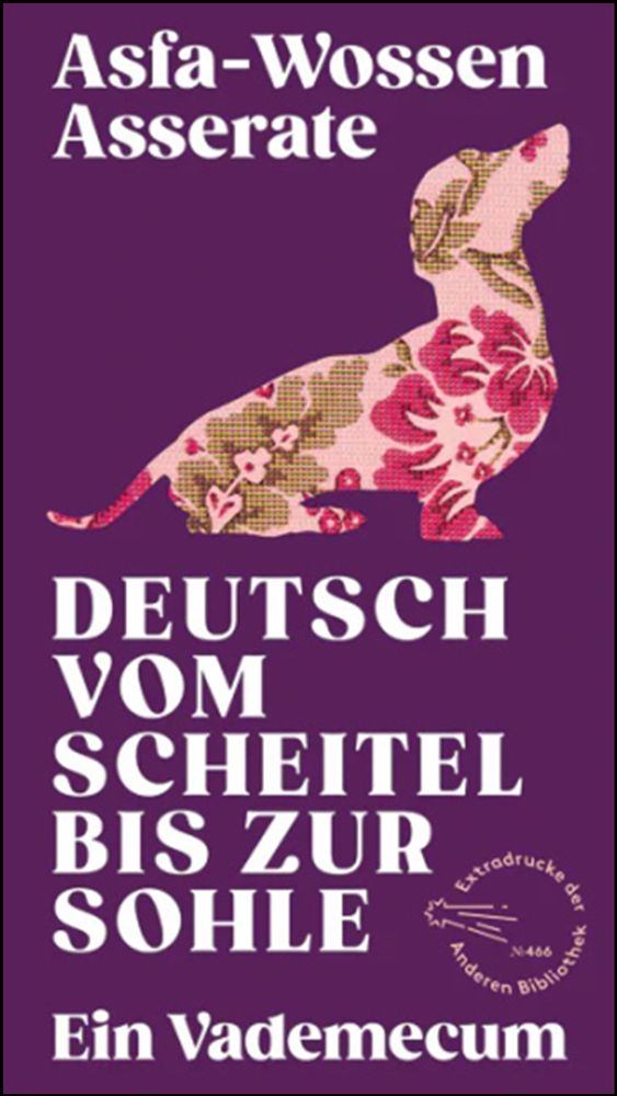 Cover von seinem Buch „Deutsch vom Scheitel bis zur Sohle – Ein Vademecum“