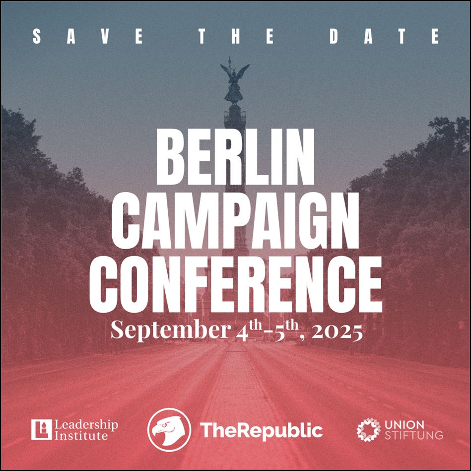 Ankündigung der Konferenz am 4.-5. September 2025. Leadership Institute, TheRepublic und Union Stiftung.