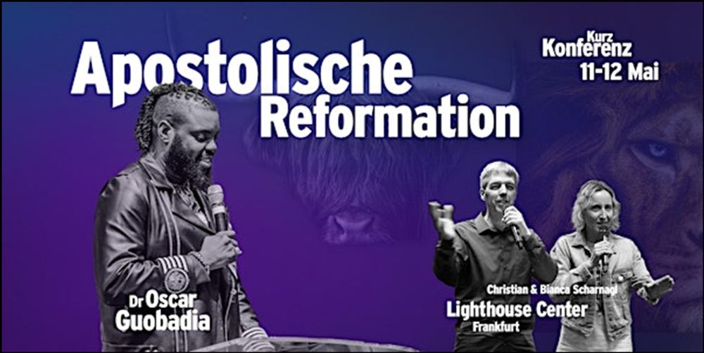 Screenshot von Apostolische Reformation. KurzKonferenz 11 - 12 mai. Dr. Oscar Guobadia und Lighthouse Center.
