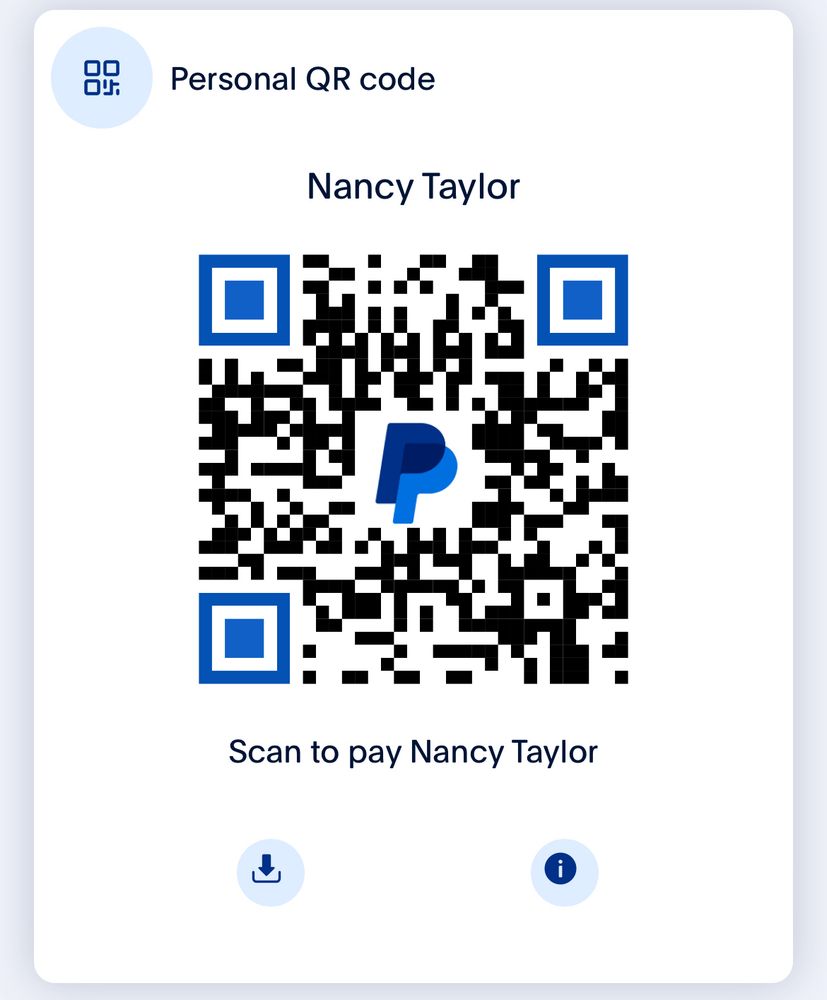 My PayPal QR code