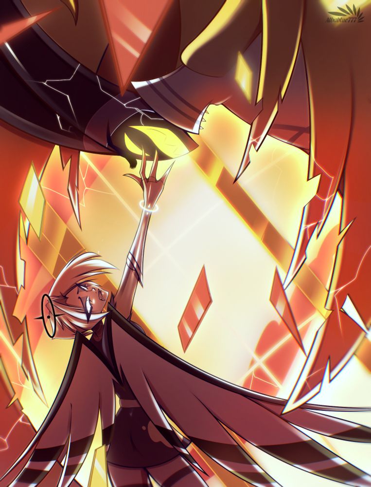 Adam and Lute from Hazbin Hotel 2