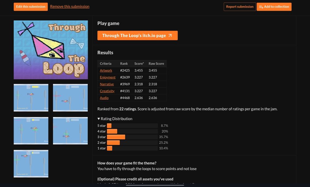 Screenshot of https://itch.io/jam/gmtk-2025/rate/3770545
