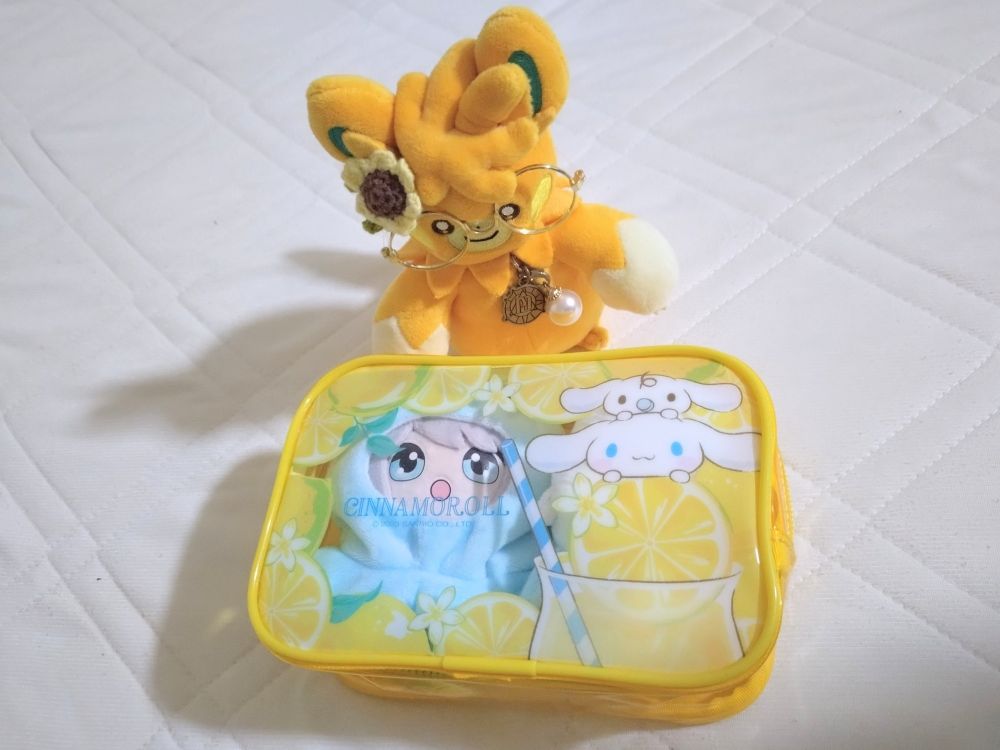 11cmぬいとゆるほわポメが入る大きさ