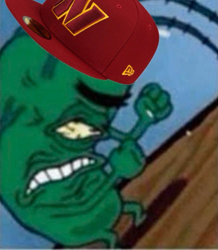 Angry plankton in a commanders hat