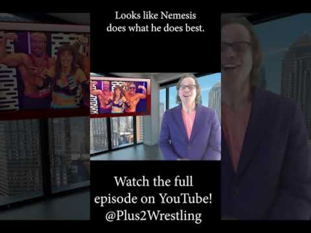 Nemesis vs Erica Leigh - Wrestle Chowder  #comedy #wrestling #sportsentertainment #thesoup #standup